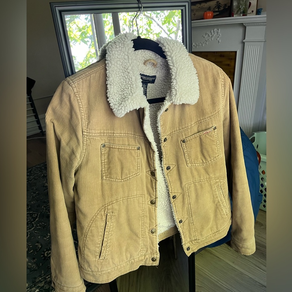 Vintage Corduroy Sherpa Lined Jacket